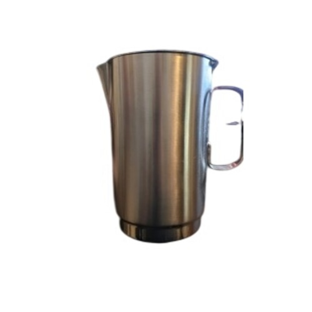 WFM Hotel Brushed Stainless Steel Water Pitcher Serving Carafe Silver